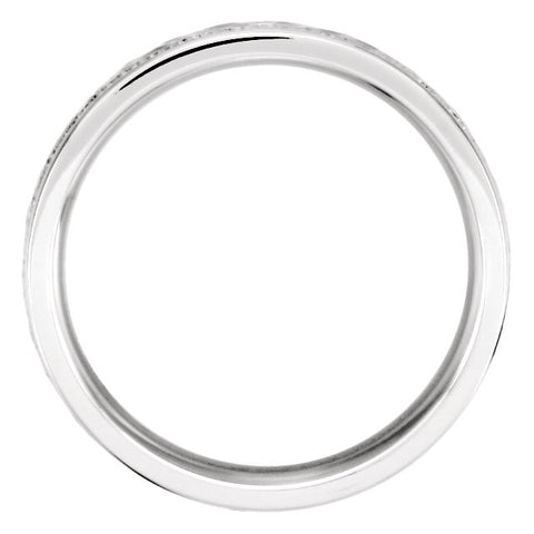 .5 > Finish > Micro-Hammer > with > Band > Carved > Fancy > 6mm