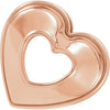 Slide > Pendant > Heart > 14x14mm