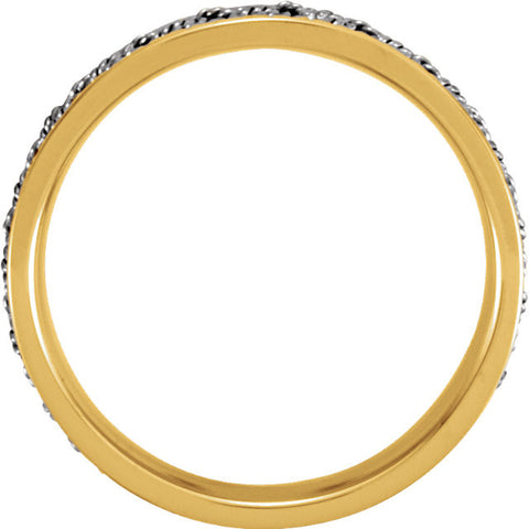Band > Hand-Woven > Two-Tone > 14K