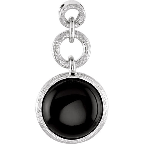 Finish > Bark > with > Pendant > Drop > Circle > Multi