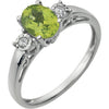 Ring > Diamond > .04 CTW > & > Citrine.*Multiple Diamond Cuts and Weights available*