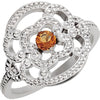 Ring > Design > Granulated > Citrine > Genuine