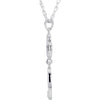 Necklace > Amethyst > Heart > Double