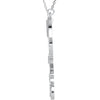 Necklace > 18" > Design > Infinity > Heart > "Love" > Diamond > 1/8 CTW