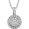 Necklace > 18" > Zirconia > Cubic