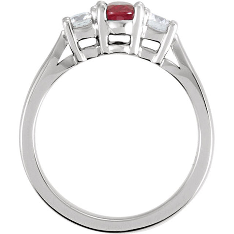 Ring > Ruby & Diamond