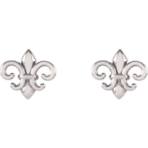 Earrings > Fleur-De-Lis