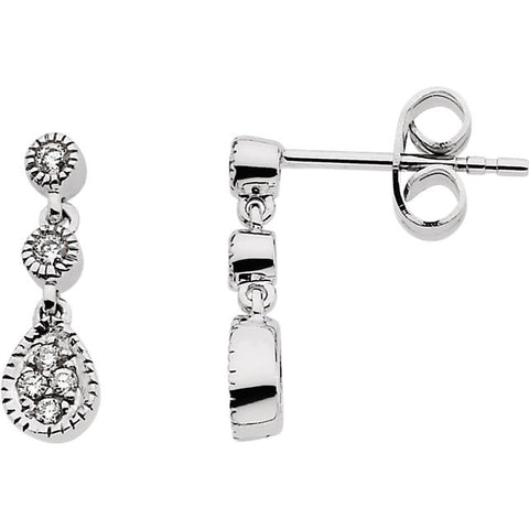 Earrings > Diamond > 1/8 CTW