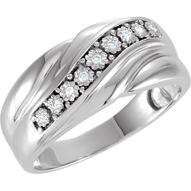 & > Box > with > Bands > Duo > Wedding > Illusion > Diamond > .12 CTW