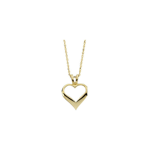 >  >  > Chain > Singapore > Sparkle > a > on > Pendant > Heart