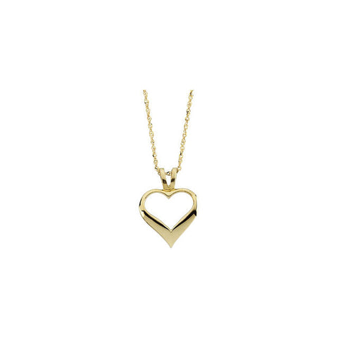 >  >  > Chain > Singapore > Sparkle > a > on > Pendant > Heart