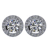 Earrings > Halo-Styled > Diamond > 1/2 CTW > 2
