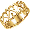 Band > Duo > Design > Heart > Ladies > 10mm