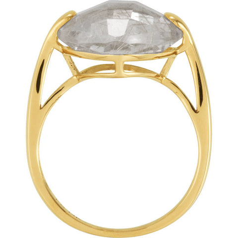 Ring > Quartz > Rutilated