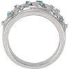 Ring > Design > Leaf > Aquamarine