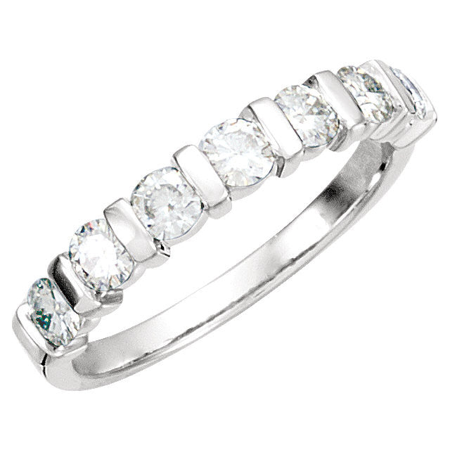 Band > Anniversary > Moissanite > Created > 65722