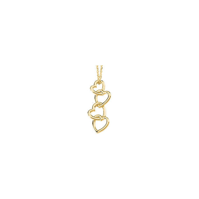 Pendant > Hearts > Linked