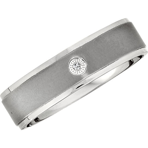 Band > Diamond > Set > Bezel > CT > .05