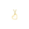 Pendant > Heart > Pierced
