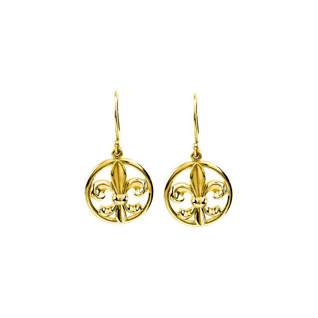 Earring > Fleur-de-lis