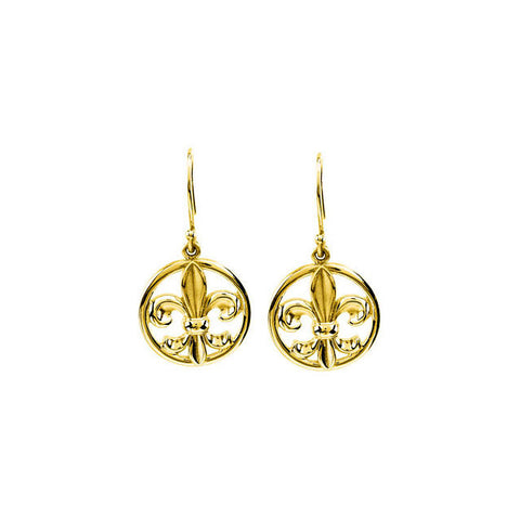 Earring > Fleur-de-lis