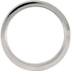 Band > Diamond > .06 CTW > 9mm > Plate > Gold > Enamel & 14kt > Black > Inlay, > Silver > Sterling > Titanium,