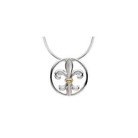 Pendant > Fleur-de-lis > Tone > Two