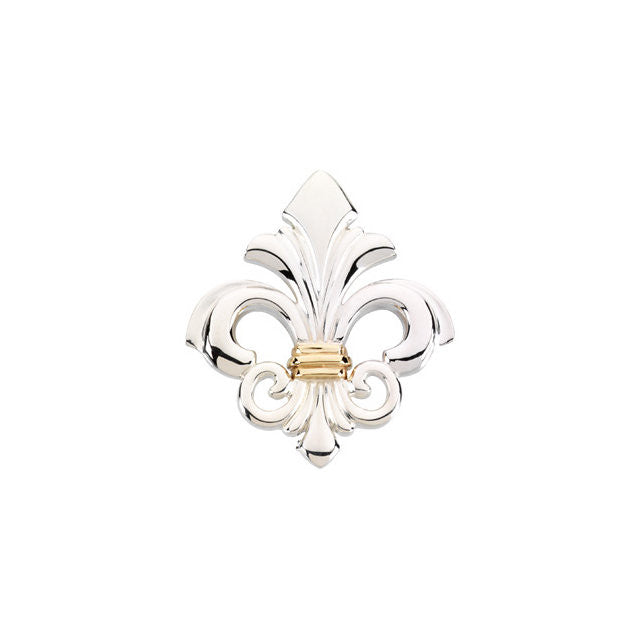 Brooch > Fleur-de-Lis > Tone > Two