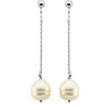 Earrings > Dangle > Pearl > Cultured > Freshwater > 9-11mm