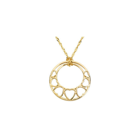 Pendant > Heart > Fashion > Gold