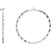 Earrings > Hoop > Inside/Outside > Diamond > 1/2 CTW