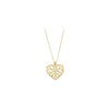Chain > Cable > 18" > with > Necklace > Heart