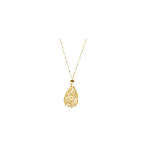 Necklace > Shaped > Pear > Wire