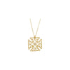 Chain > Cable > 18" > with > Necklace > Medallion > Diamond