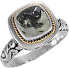 Ring > Garnet > Brazilian > Cushion > 10mm