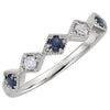 Ring > Annivesary > Diamond > CTW > 1/Sapphire & 1