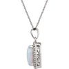 Necklace > Diamond > .05 CTW > & > Amethyst