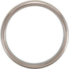Band > Finish > Satin > 7mm > Inlay > Silver > Titanium & Sterling
