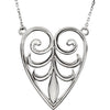 Pendant or Necklace > Heart > Design > Filigree
