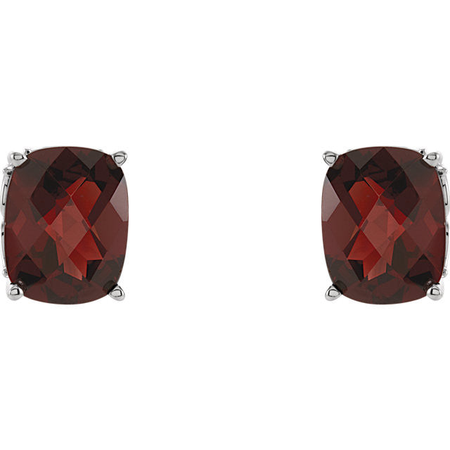 Earrings > Garnet > Mozambique > Genuine