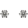 Earrings > Stud > Post > Threaded > Diamond > CTW > 1