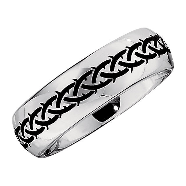 Design > Braid > Engraved > Laser > Black > with > Band > 7mm