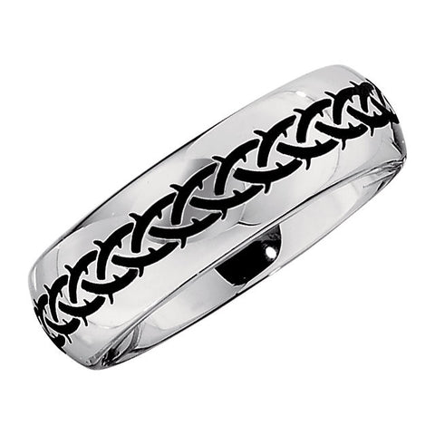 Design > Braid > Engraved > Laser > Black > with > Band > 7mm
