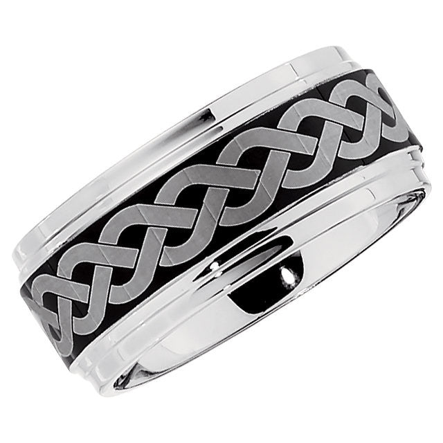 Pattern > Braid > Laser > Black > with > Band > 10mm