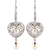 Earrings > Diamond > .04 CTW > & > Pearl > Cultured > Freshwater