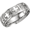Band > Pattern > Cross > 7mm > Comfort-Fit