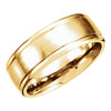 Finish > Satin > with > Band > Carved > Fancy > 8mm