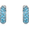 Earrings > Sapphire > Blue