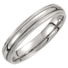 Milgrain > Double > with > Band > Ridged