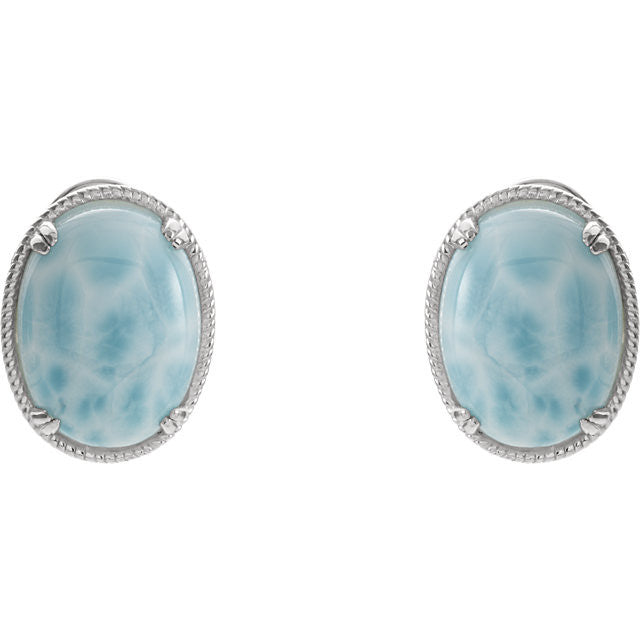Earrings > Larimar